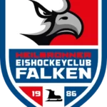 Vereinslogo der Heilbronner Falken mit stilisiertem Falkenkopf und dem Gründungsjahr 1986